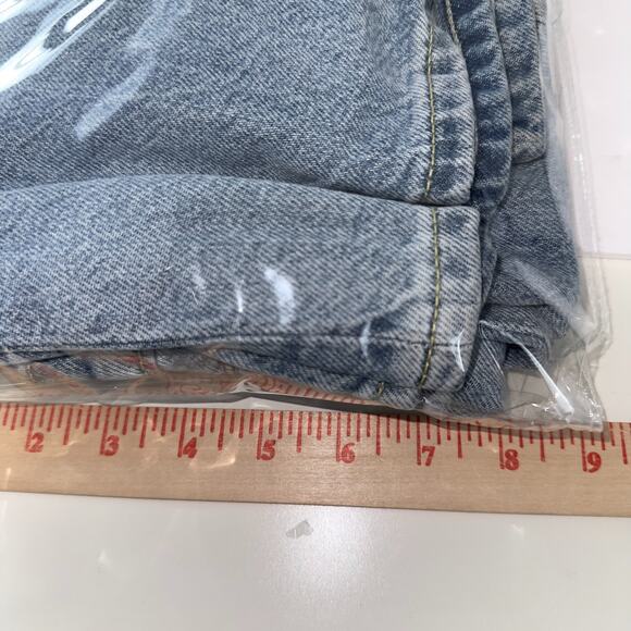 GAP Jeans Womens 30 10 Tall Baggy Mid Rise Ultrasoft Wide Leg Light Wash See Pic - Picture 6 of 15